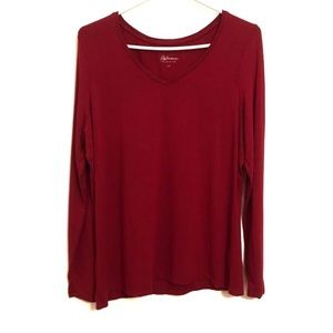 Reitmans red basic t-shirt size large